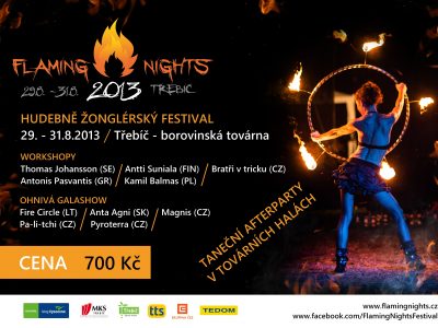 Flaming nights 2013 – hudebně žonglérský festival