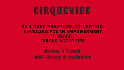 CirqueVibe: Inspirace pro propojení nového cirkusu a práce s mládeží v Česku i zahraničí