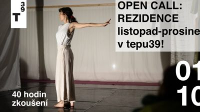 OPEN CALL: rezidence v prostoru TEP39