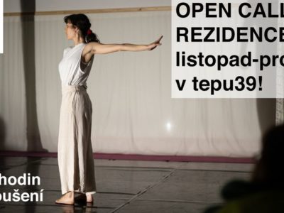 OPEN CALL: rezidence v prostoru TEP39